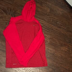 Nike Red Long Sleeve Men's Tee